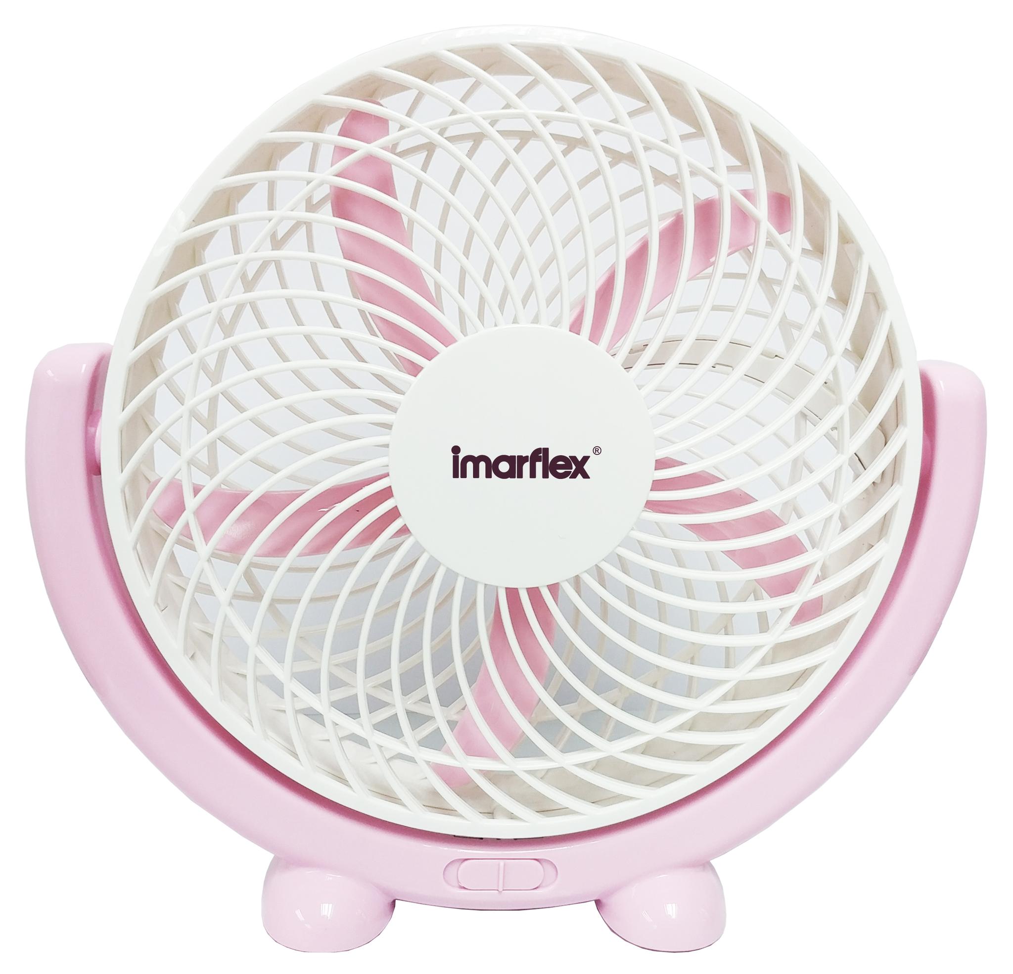 "伊瑪牌" 8吋USB多角度小圓扇