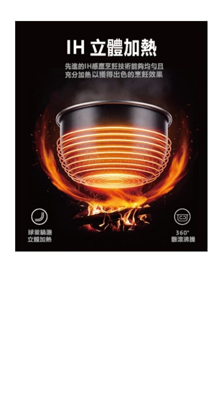 "伊瑪牌"『球釜』IH磁應電飯煲 IRC-IH40 產品詳情圖片 3